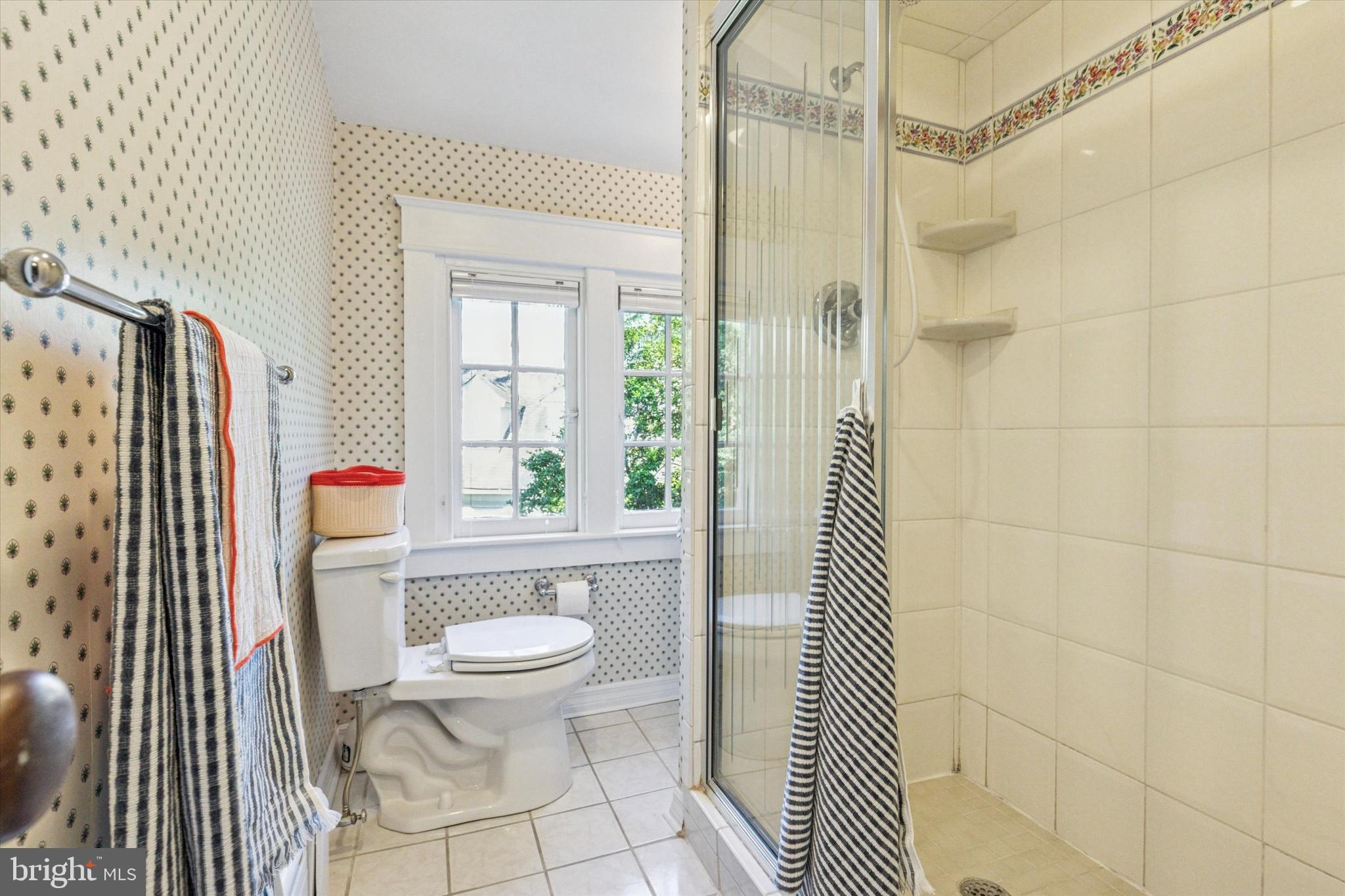 508 Baird Road Merion Station, PA 19066 - Photo 38 of 52 a bathroom with a toilet and a shower