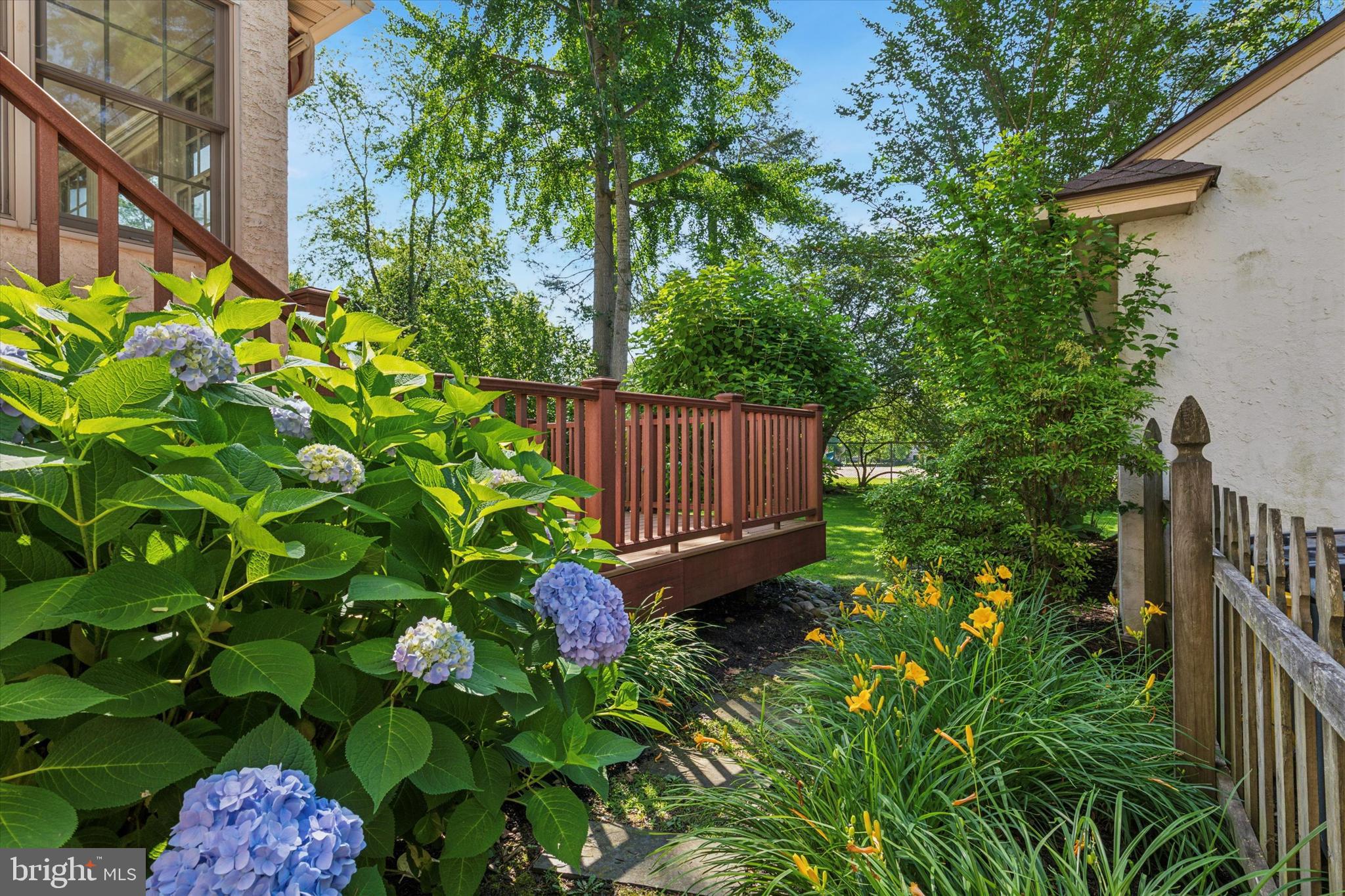508 Baird Road Merion Station, PA 19066 - Photo 44 of 52 a garden with plants in front of it