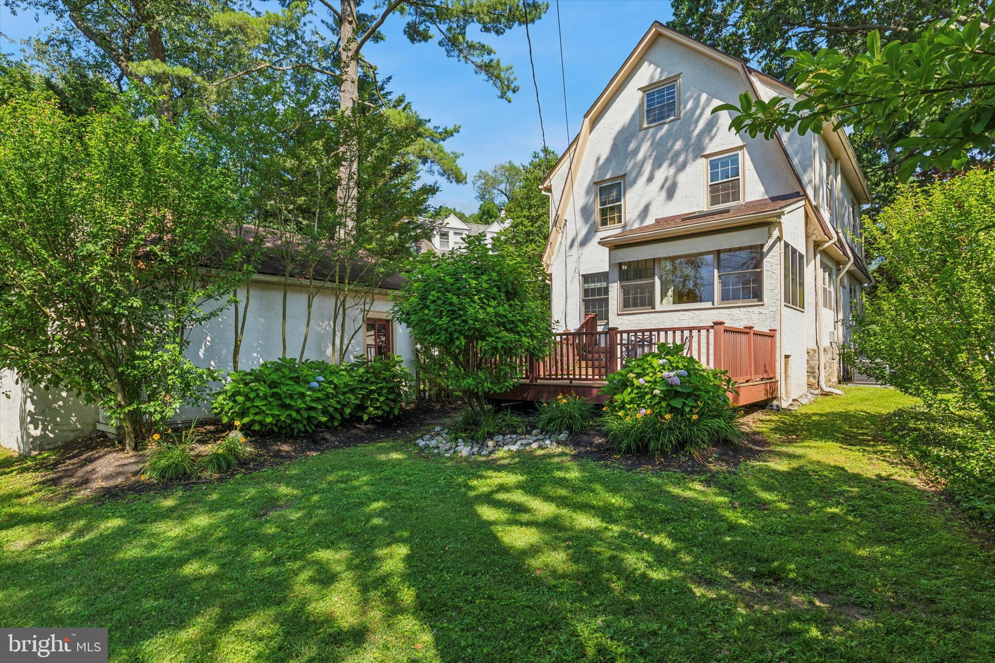 508 Baird Road Merion Station, PA 19066 - Photo 47 of 52 a view of outdoor space yard and front view of a house