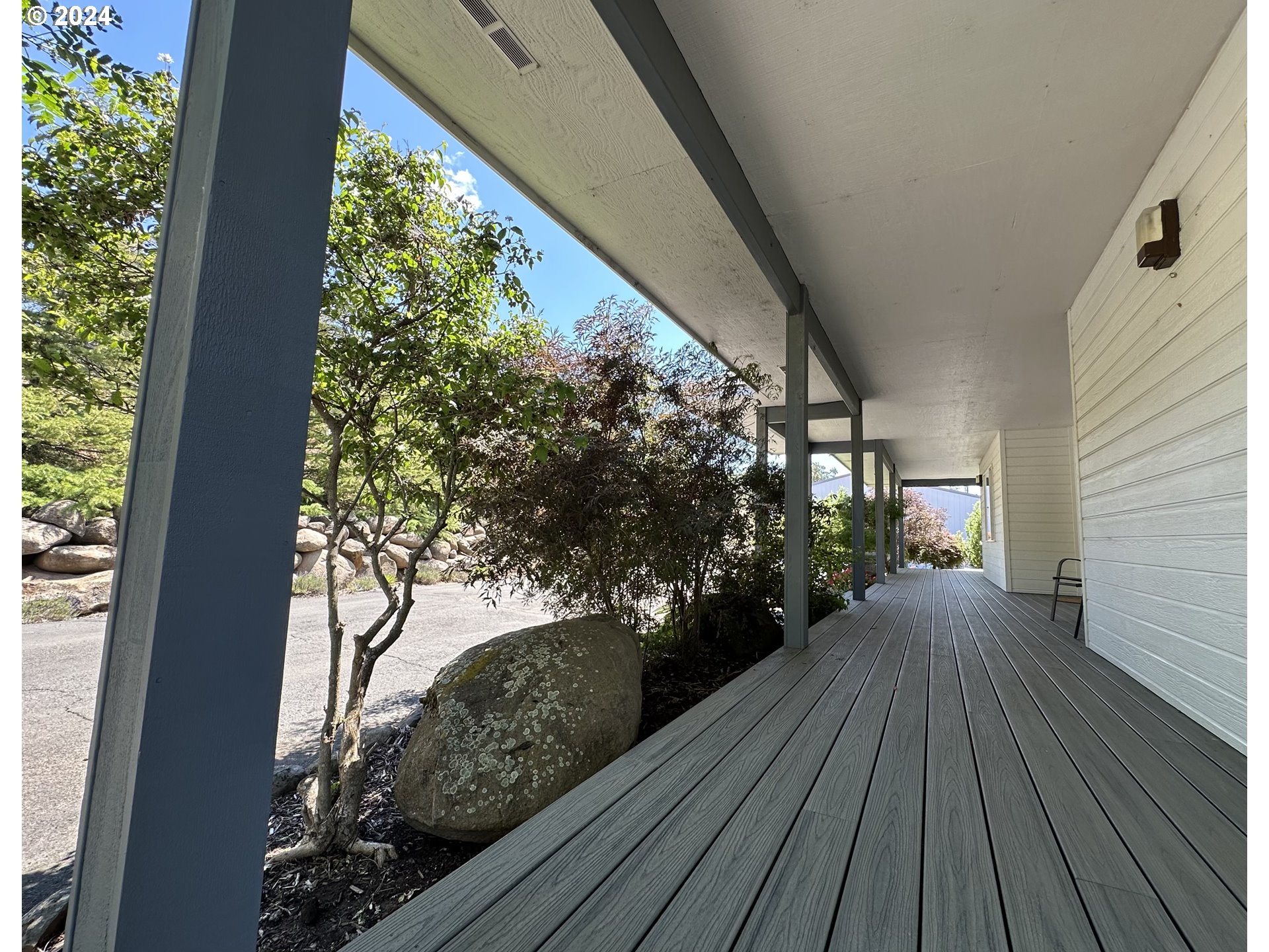 110 Eagle Drive Goldendale, WA 98620 - Photo 11 of 48 a view of a balcony with wooden floor