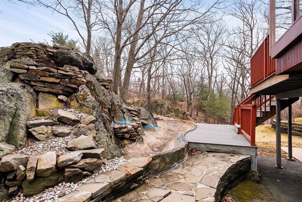 4 Rockland Terrace Saugus, MA 01906 - Photo 36 of 42 a view of a backyard with sitting area