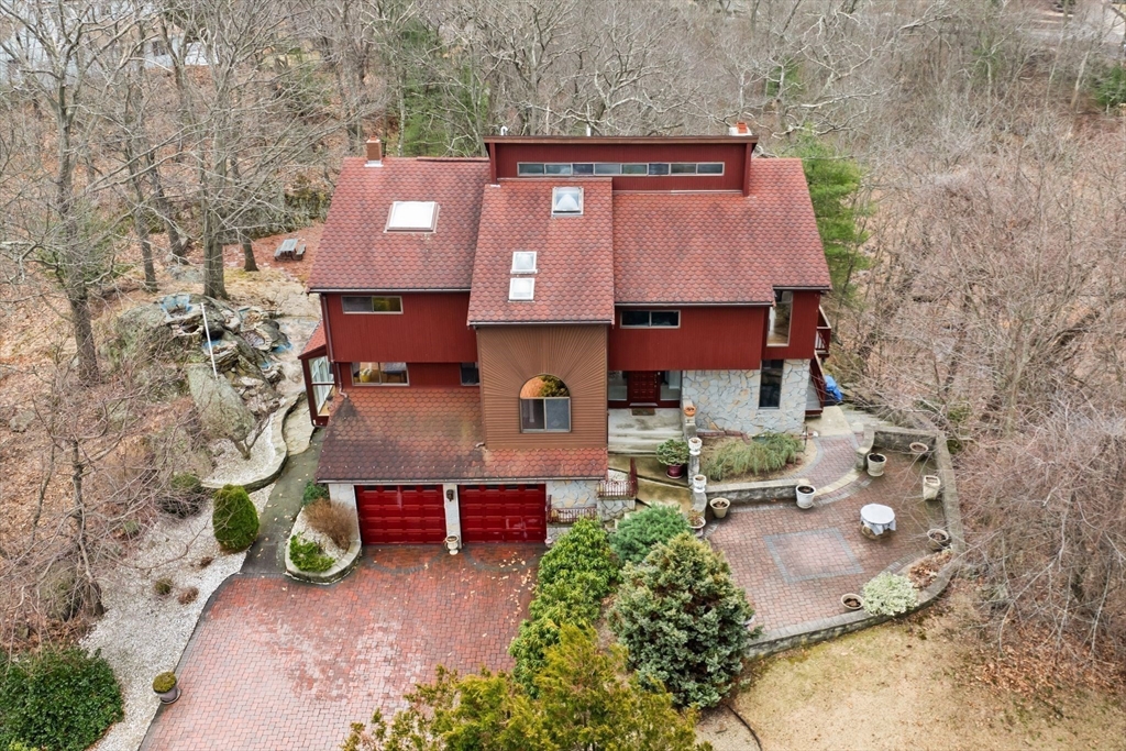 4 Rockland Terrace Saugus, MA 01906 - Photo 39 of 42 an aerial view of a house with yard and sitting area