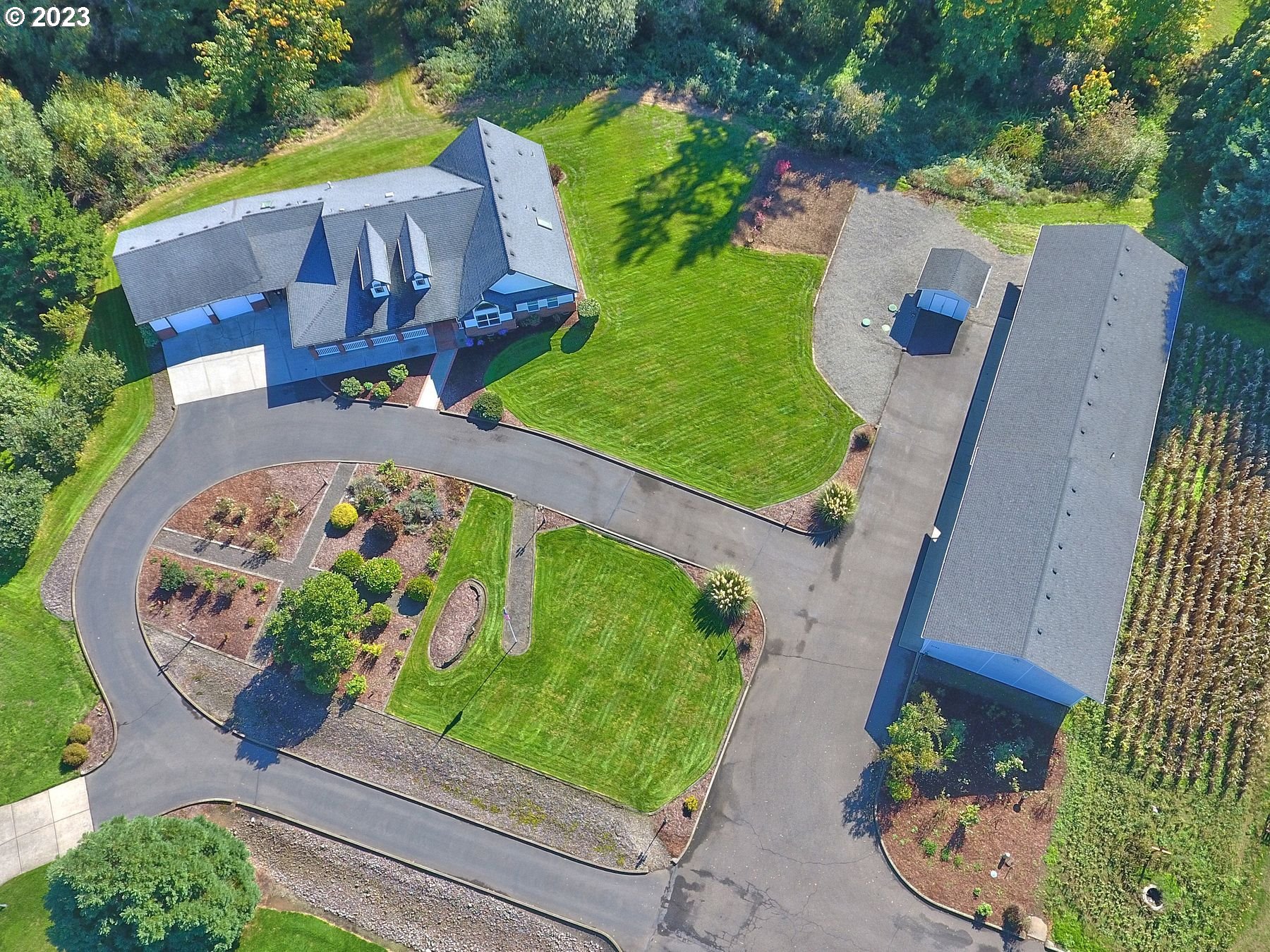 1101 Northeast 264th Street Ridgefield, WA 98642 - Photo 48 of 48 an aerial view of a house having outdoor space