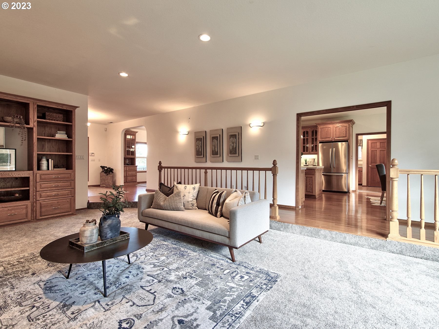 1101 Northeast 264th Street Ridgefield, WA 98642 - Photo 5 of 48 a living room with furniture and wooden floor