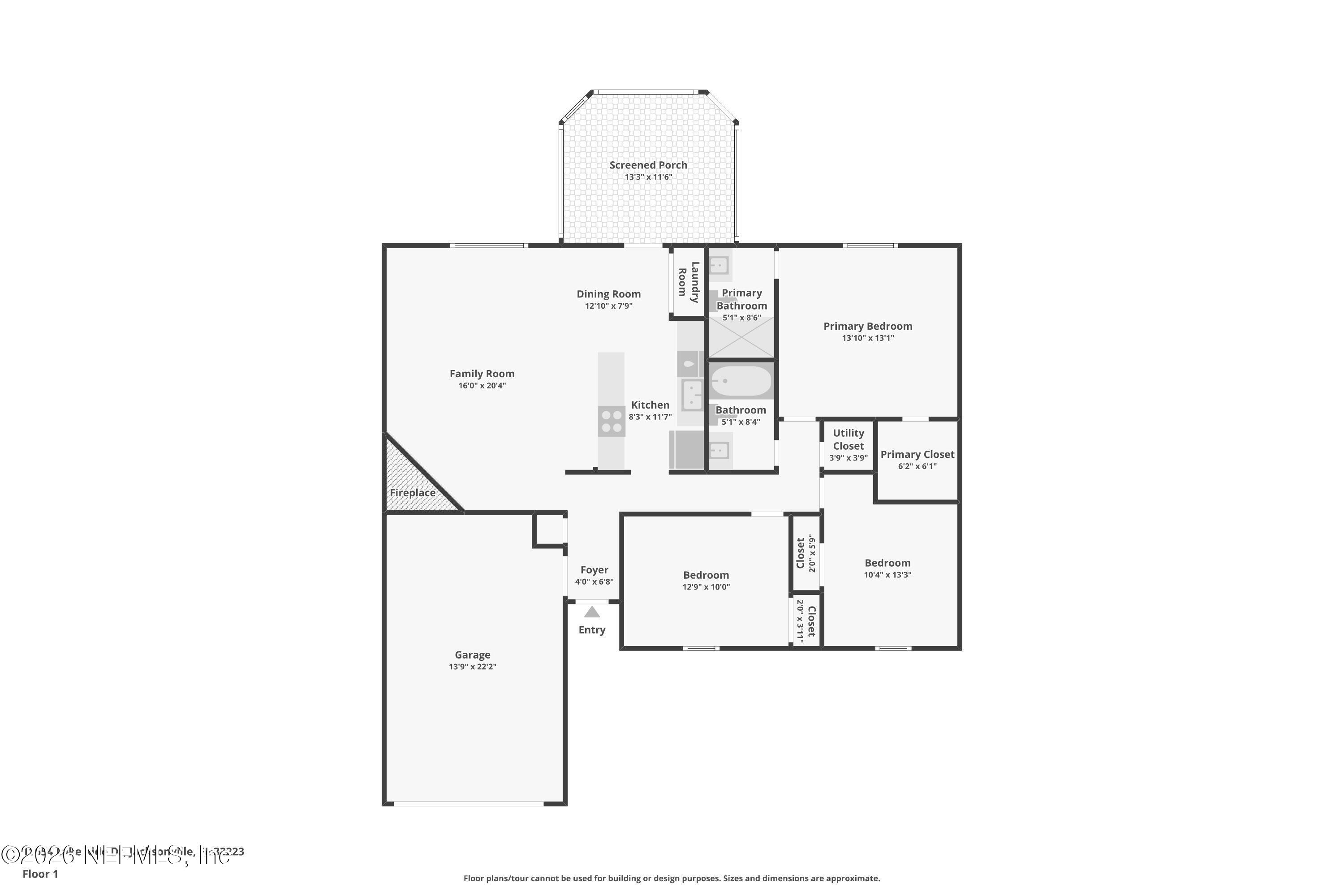 11654 Lake Ride Drive Jacksonville, FL 32223 - Photo 36 of 36 a picture of a room with a white wall and white refrigerator