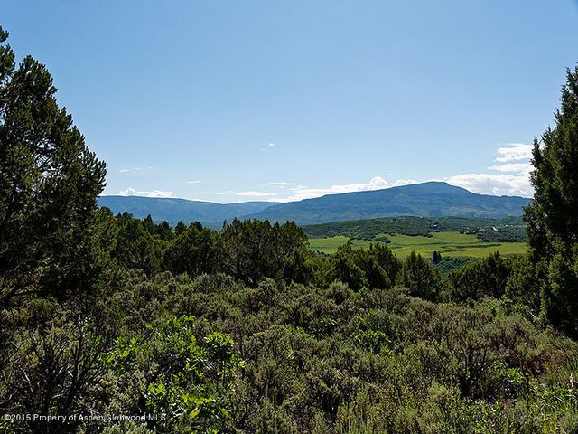 a view of a lush green outdoor space with a lake view and mountain view