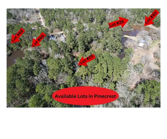 $9,996 | Lots #38-40 Lots Drive, Trinity, TX 75862