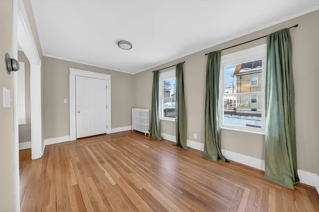 wooden floor in an empty room