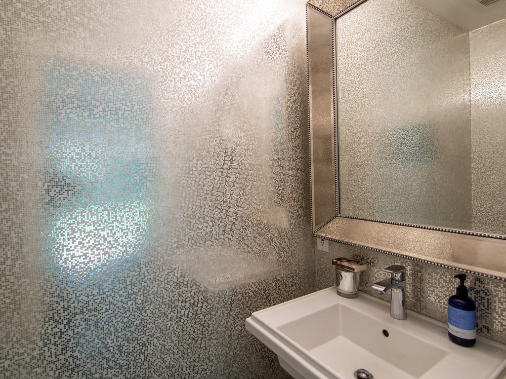3600 Tripp Road Woodside, CA 94062 - Photo 24 of 27 a bathroom with a sink a mirror and shower