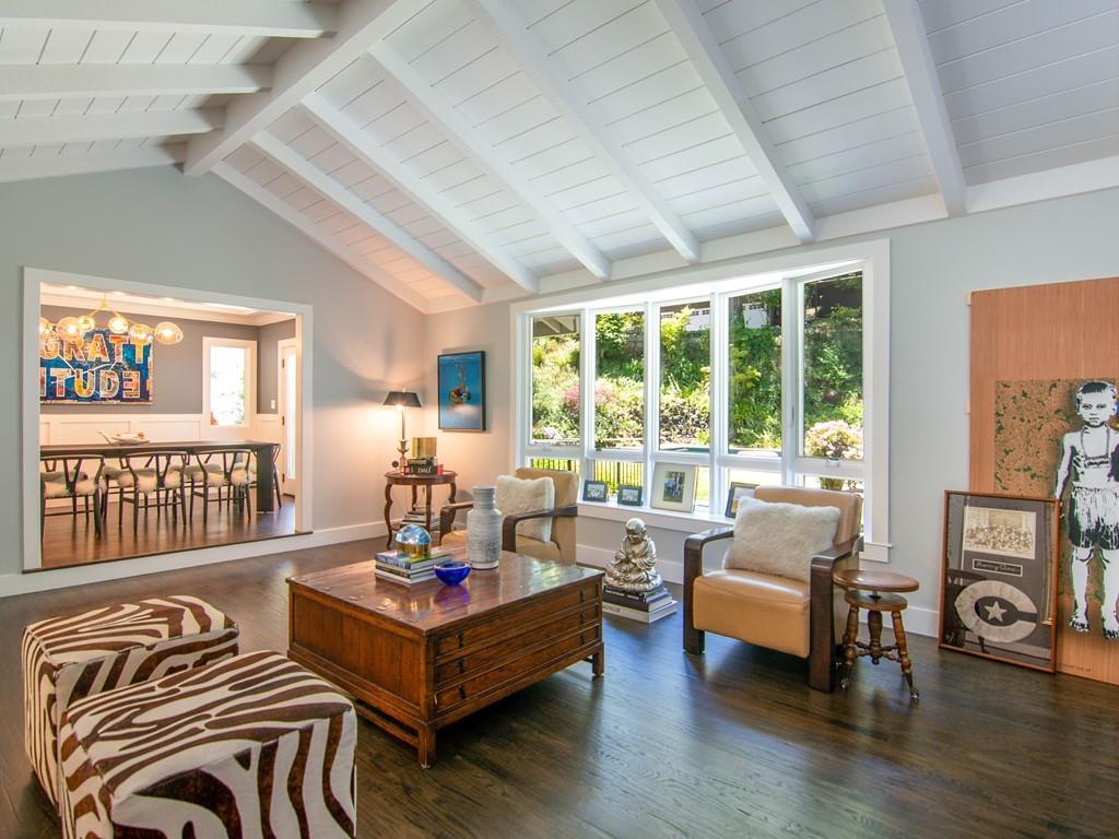 3600 Tripp Road Woodside, CA 94062 - Photo 5 of 27 a living room with furniture and a floor to ceiling window