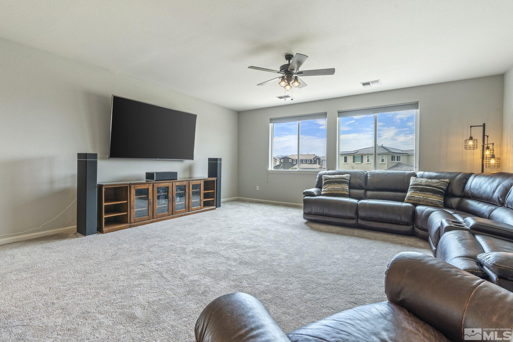2305 Buttermere Drive Reno, NV 89521 - Photo 23 of 39 a living room with furniture and a flat screen tv