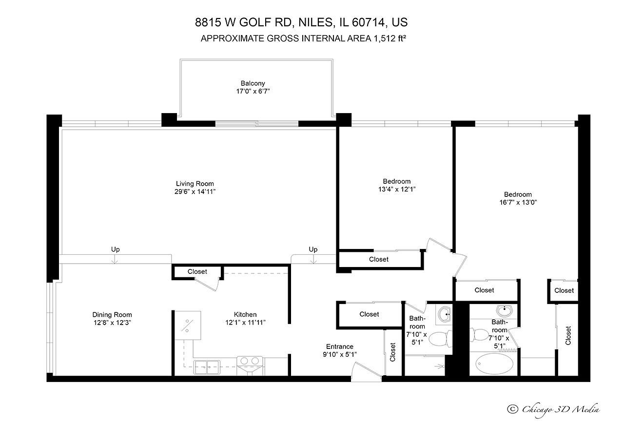 8815 West Golf Road, Unit 3B Niles, IL 60714 - Photo 15 of 15 Gallery Image 15
