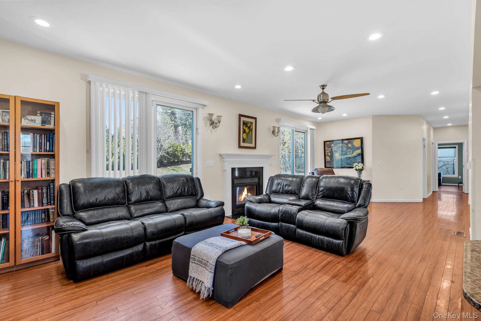 27 Overlook Road White Plains, NY 10605 - Photo 7 of 28 a living room with furniture and a fireplace