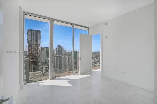 a view of an empty room