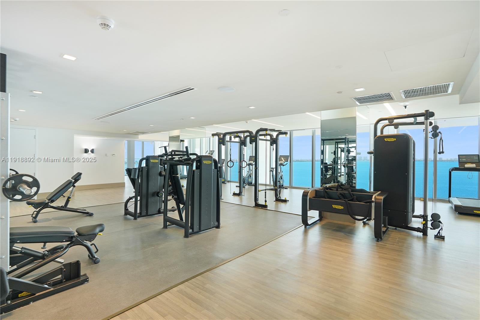 700 Northeast 26th Terrace, Unit 3604 Miami, FL 33137 - Photo 26 of 35 a view of a room with gym equipment