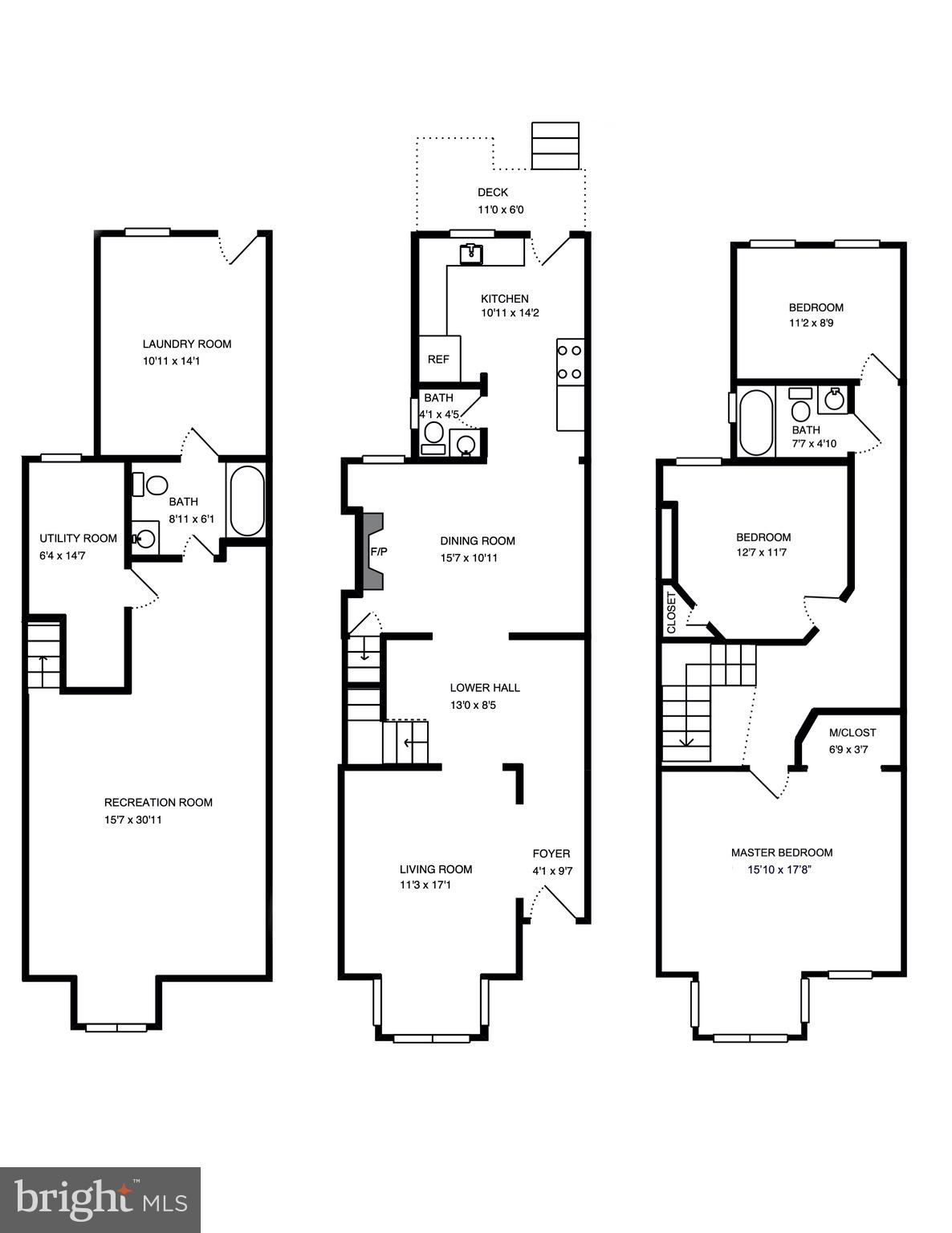 39 Seaton Place Northwest Washington, DC 20001 - Photo 31 of 31 Floor plan is deemed accurate but not guaranteed.