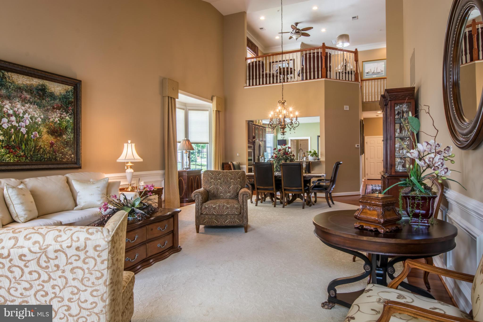 8311 Meadowsweet Road Pikesville, MD 21208 - Photo 14 of 30 Living Room Dining Room