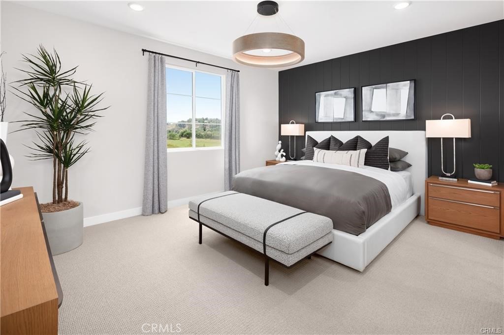 242 Solaro Court Walnut, CA 91789 - Photo 9 of 15 a bedroom with a large bed and a large window