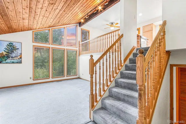 a view of an front door