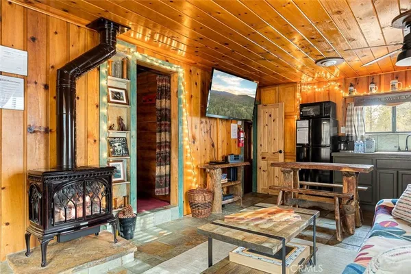 a outdoor space with balcony a stove and a bathtub