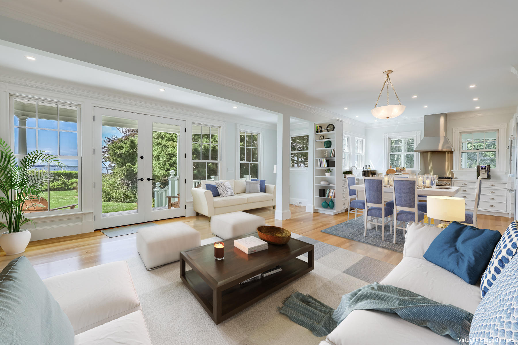 39 Juniper Point Road Woods Hole, MA 02543 - Photo 44 of 53 a living room with furniture and a large window