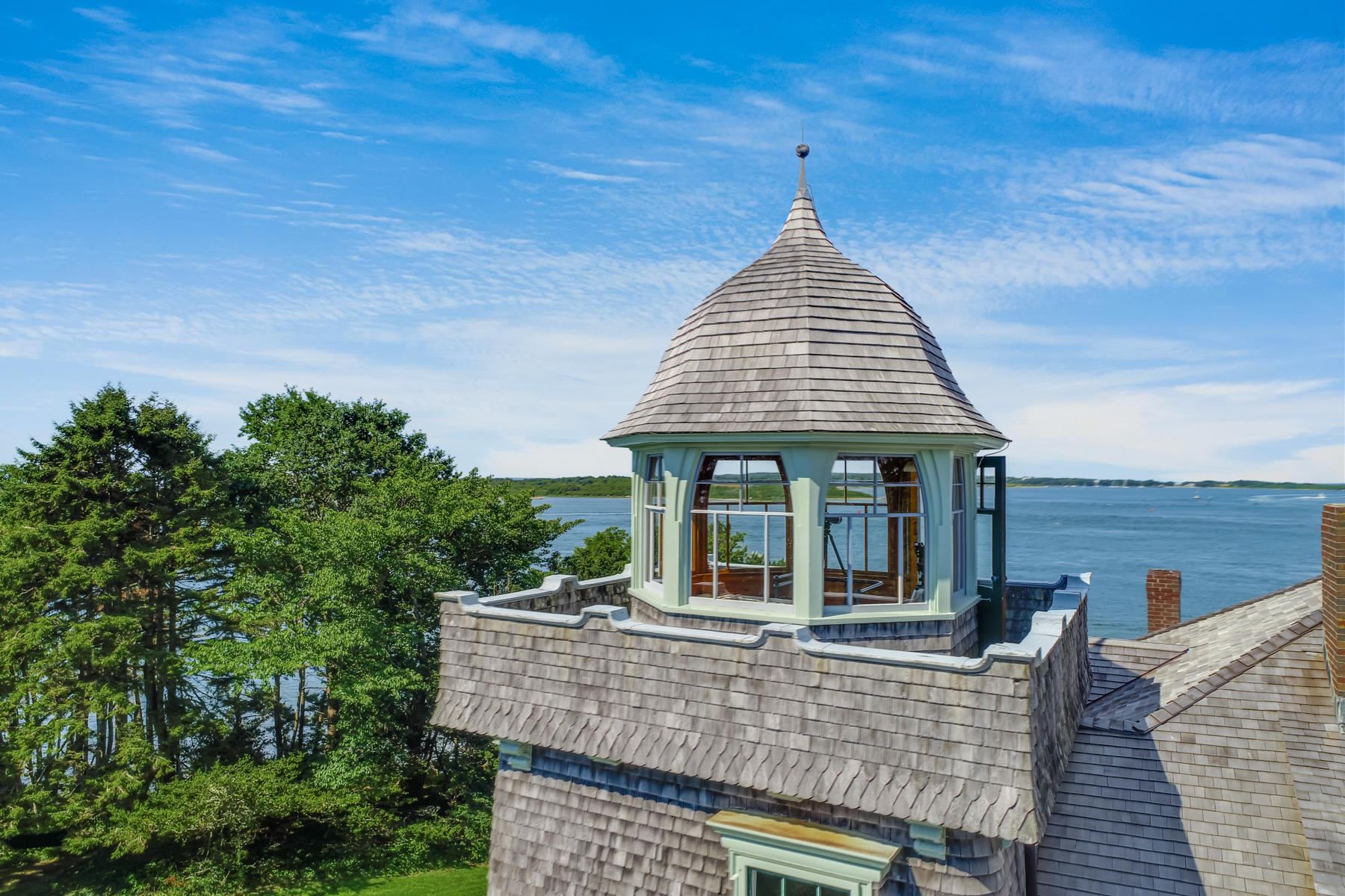 39 Juniper Point Road Woods Hole, MA 02543 - Photo 8 of 53 an aerial view of house with yard