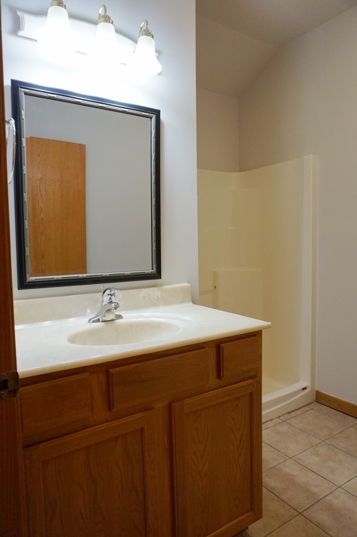 Undisclosed Address Wilmington, IL 60481 - Photo 11 of 18 a bathroom with a sink and a mirror
