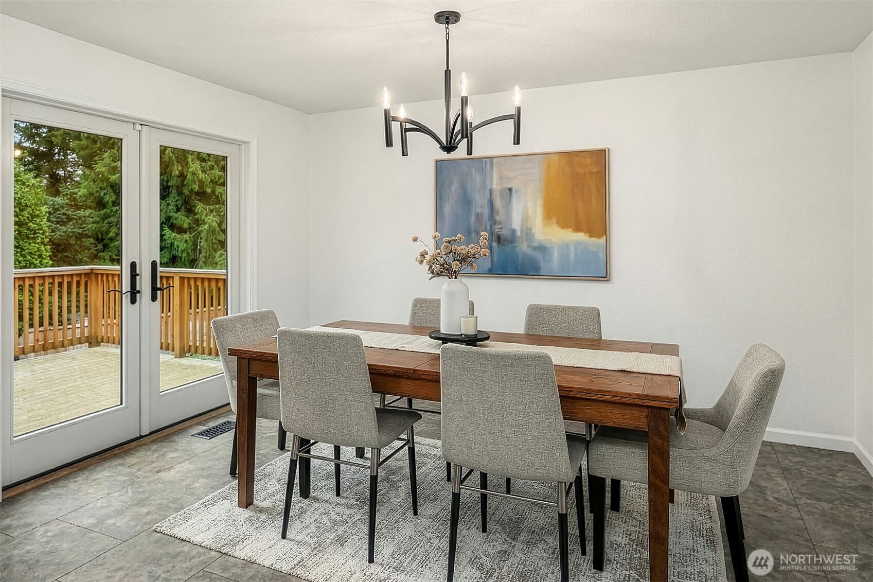 10017 Northeast 202nd Street Bothell, WA 98011 - Photo 11 of 38 a view of a dining room with furniture window and outside view