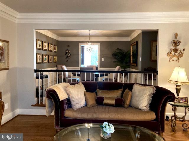 7915 Quarry Ridge Way Bethesda, MD 20817 - Photo 4 of 38 Living Room with Dining Room in background