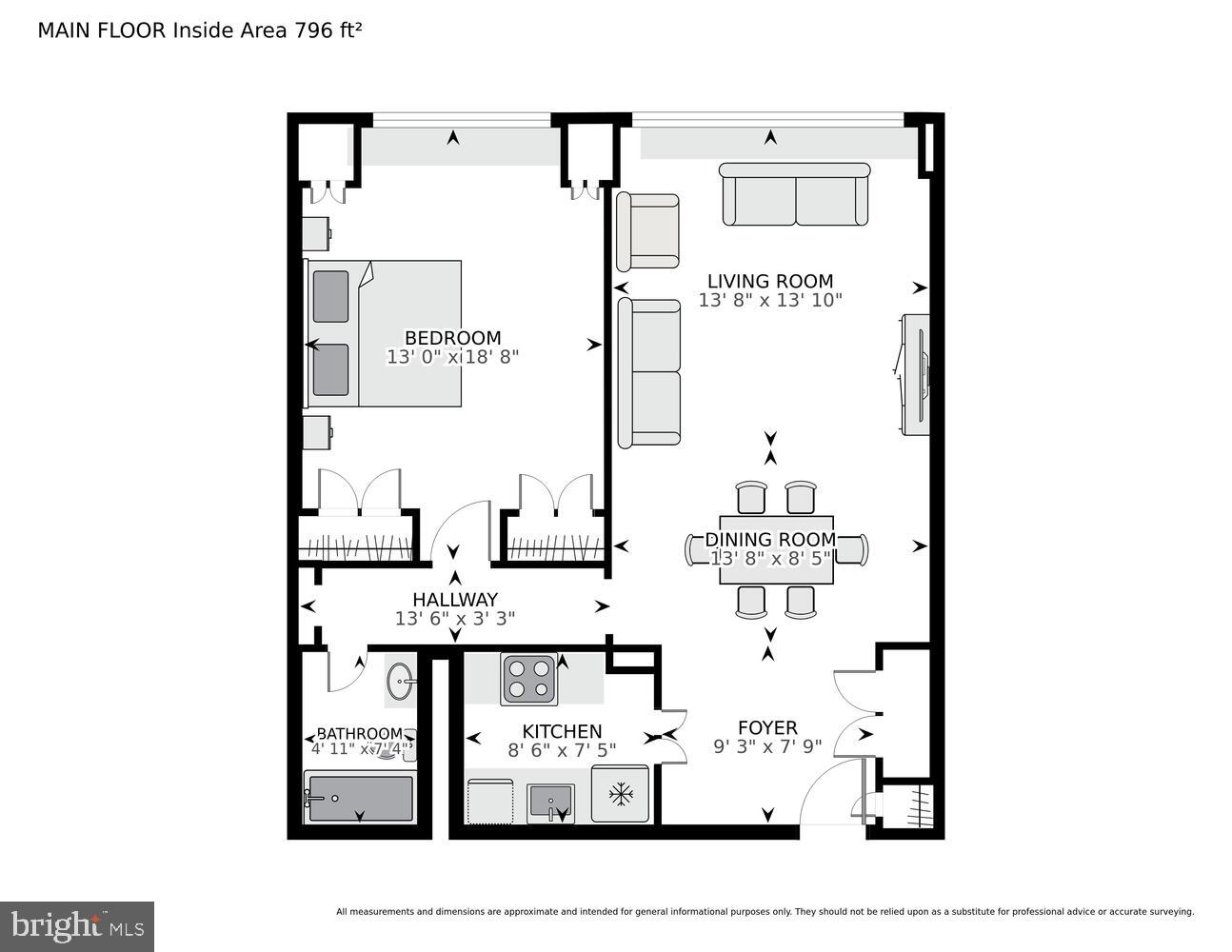 2475 Virginia Avenue Northwest, Unit 814 Washington, DC 20037 - Photo 29 of 29 a picture of a floor plan