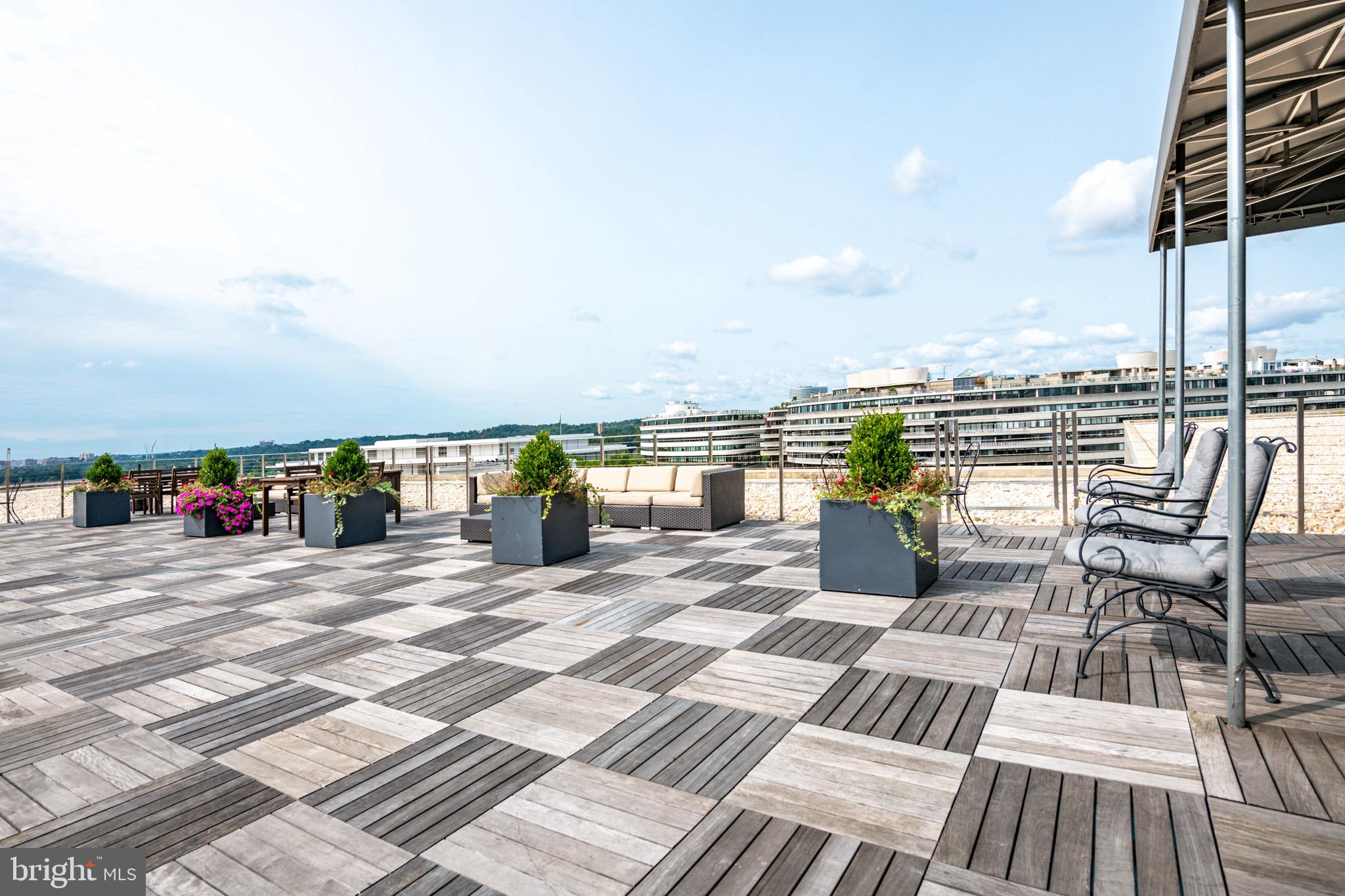 2475 Virginia Avenue Northwest, Unit 814 Washington, DC 20037 - Photo 18 of 29 a view of roof deck with patio