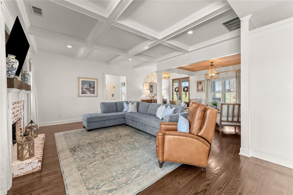360 Clear View Court Clermont, GA 30527 - Photo 28 of 53 a living room with furniture and a flat screen tv