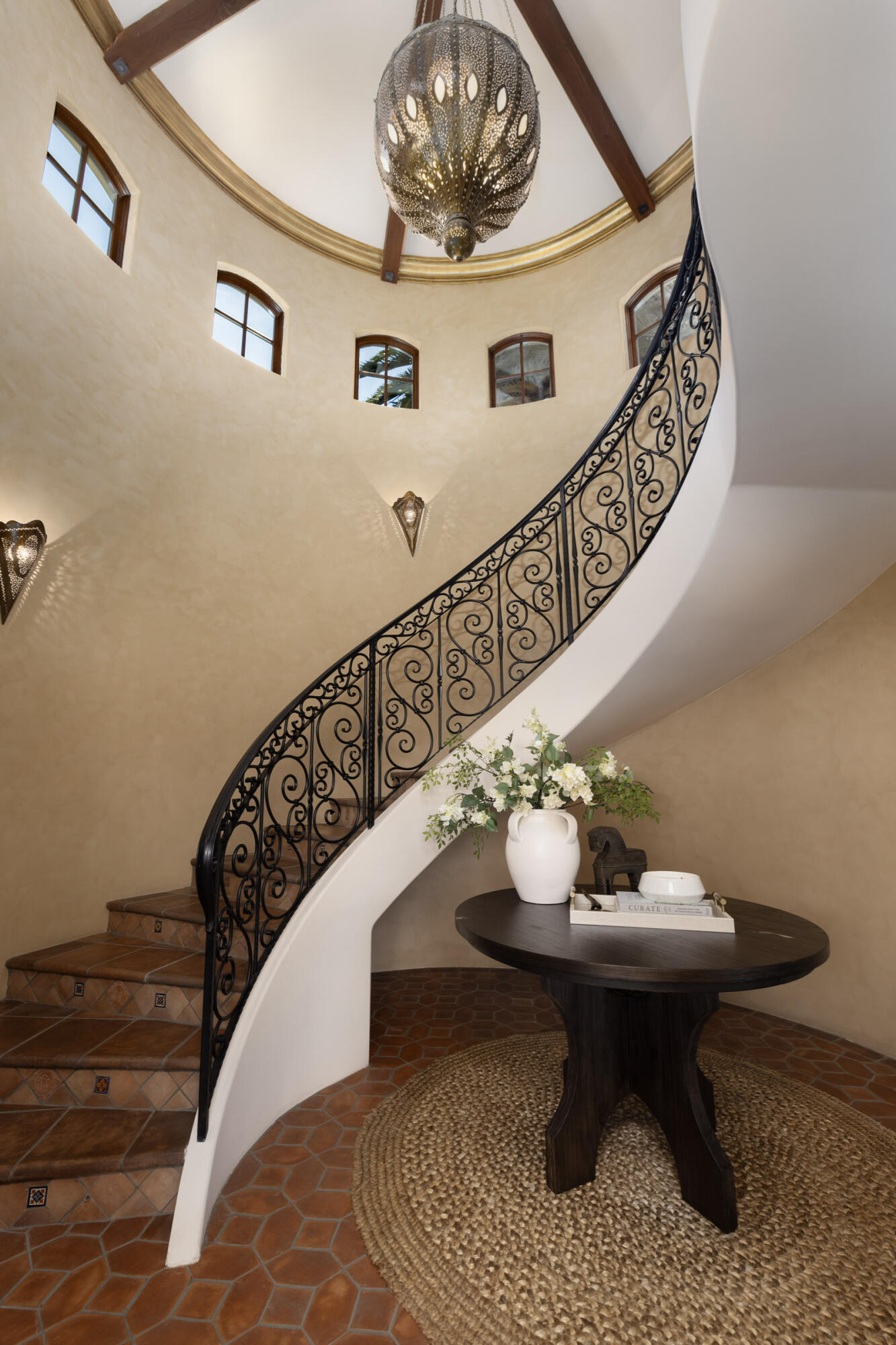 900 Las Alturas Road Santa Barbara, CA 93103 - Photo 9 of 42 a bathroom with a sink and a mirror
