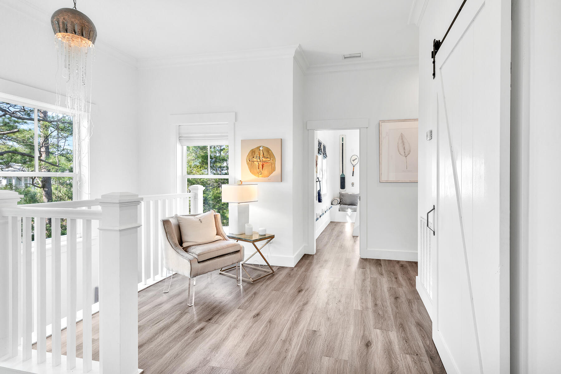 363 Matt's Way Santa Rosa Beach, FL 32459 - Photo 14 of 51 a living room with furniture and a wooden floor