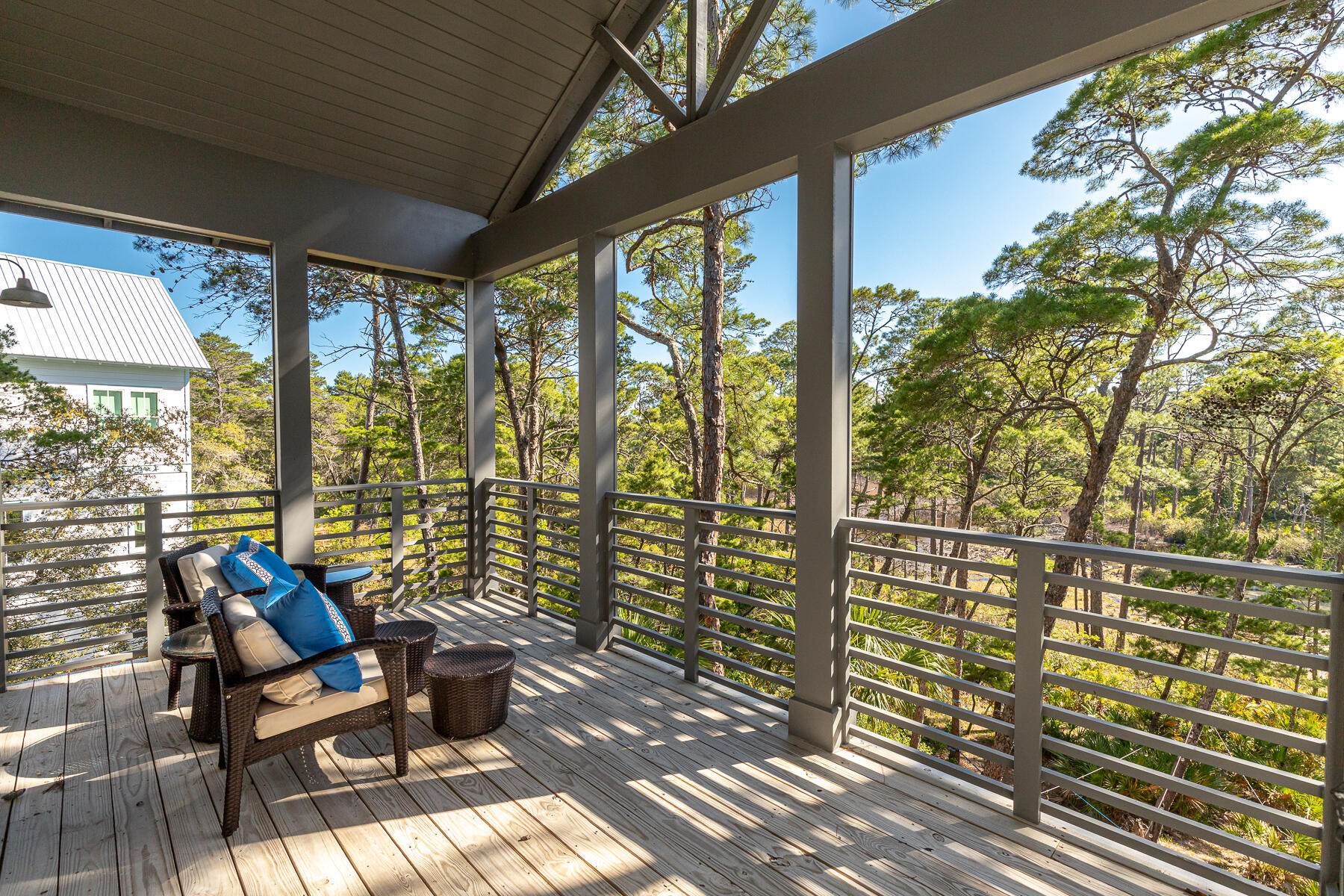 363 Matt's Way Santa Rosa Beach, FL 32459 - Photo 18 of 51 a balcony with chairs and outdoor view