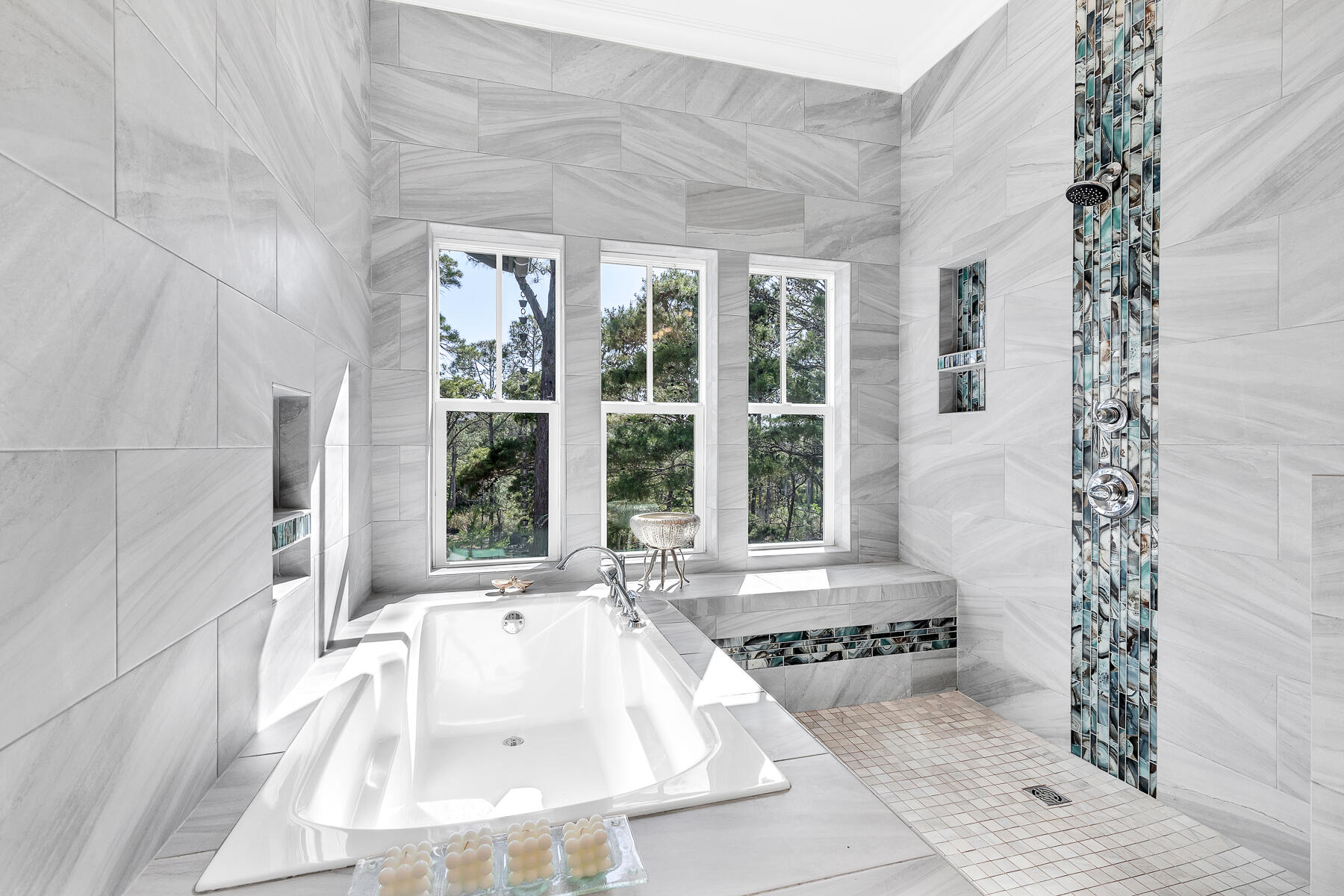 363 Matt's Way Santa Rosa Beach, FL 32459 - Photo 21 of 51 a bathroom with a tub sink and window