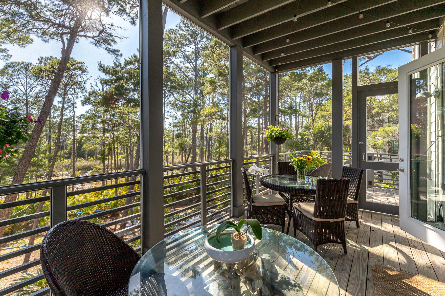 363 Matt's Way Santa Rosa Beach, FL 32459 - Photo 30 of 51 a outdoor living space with furniture and garden view