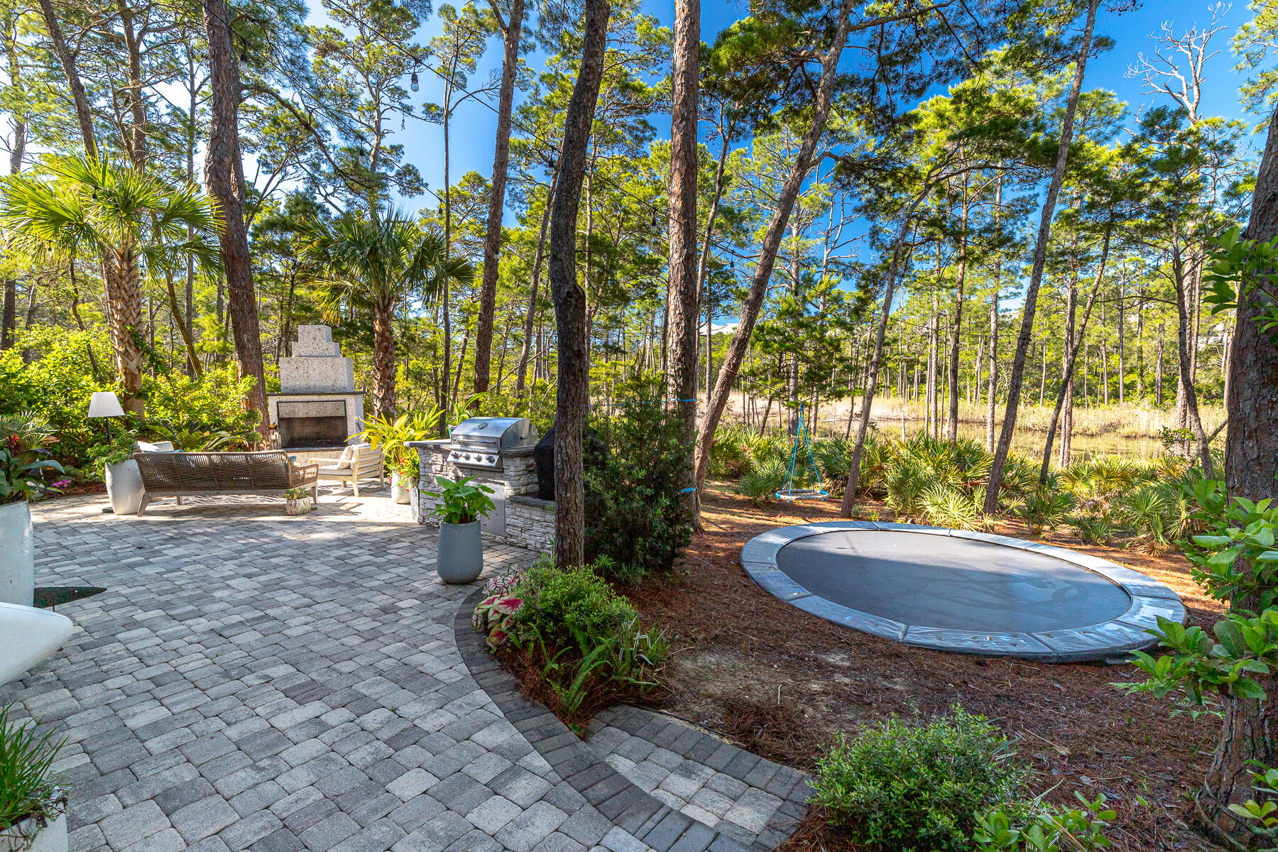 363 Matt's Way Santa Rosa Beach, FL 32459 - Photo 34 of 51 a view of a garden with an trees
