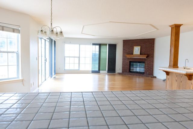 a bathroom with a tub