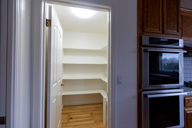 a view of balcony with yard