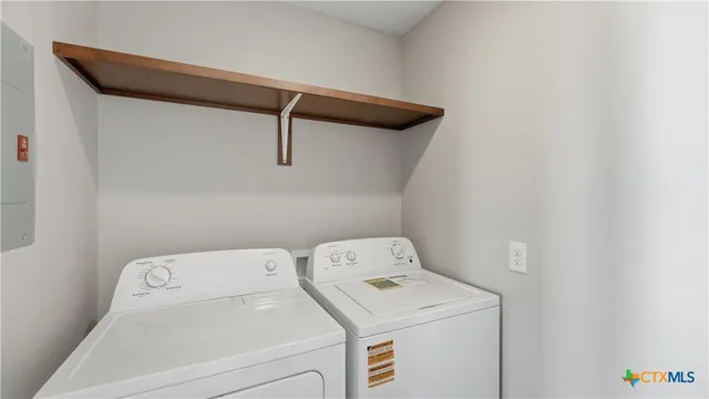 a view of a balcony with outdoor space