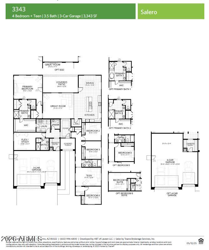 5129 West Coplen Farms Road Laveen, AZ 85339 - Photo 87 of 87 3343 floorplan