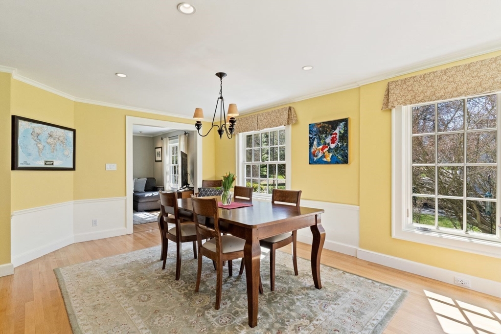 14 Winthrop Road Wayland, MA 01778 - Photo 6 of 25 a view of a dining room with furniture