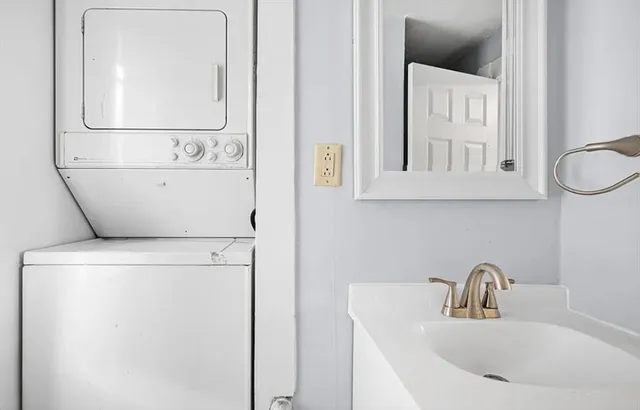 a close view of utility room