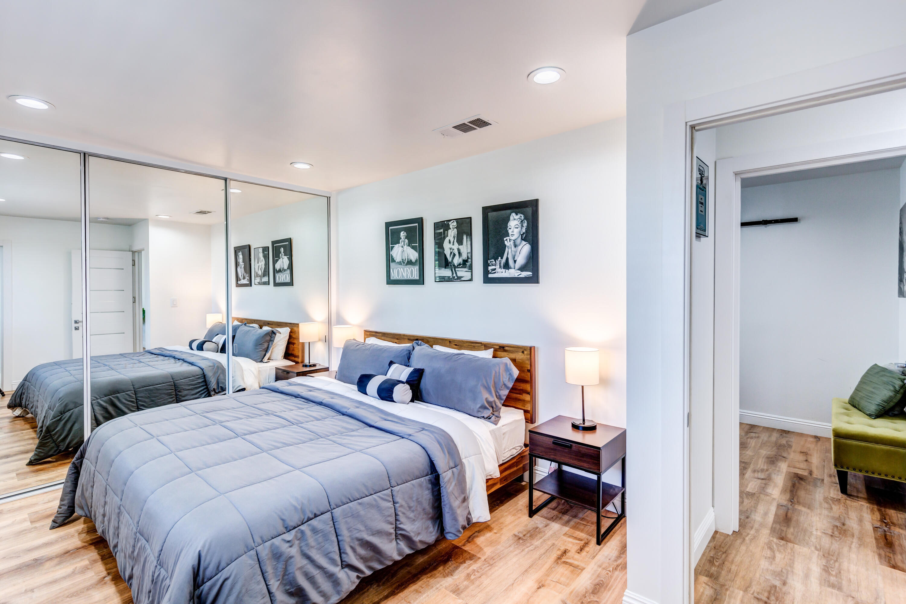 70181 Chappel Road Rancho Mirage, CA 92270 - Photo 22 of 43 a bedroom with two beds and painting on the wall