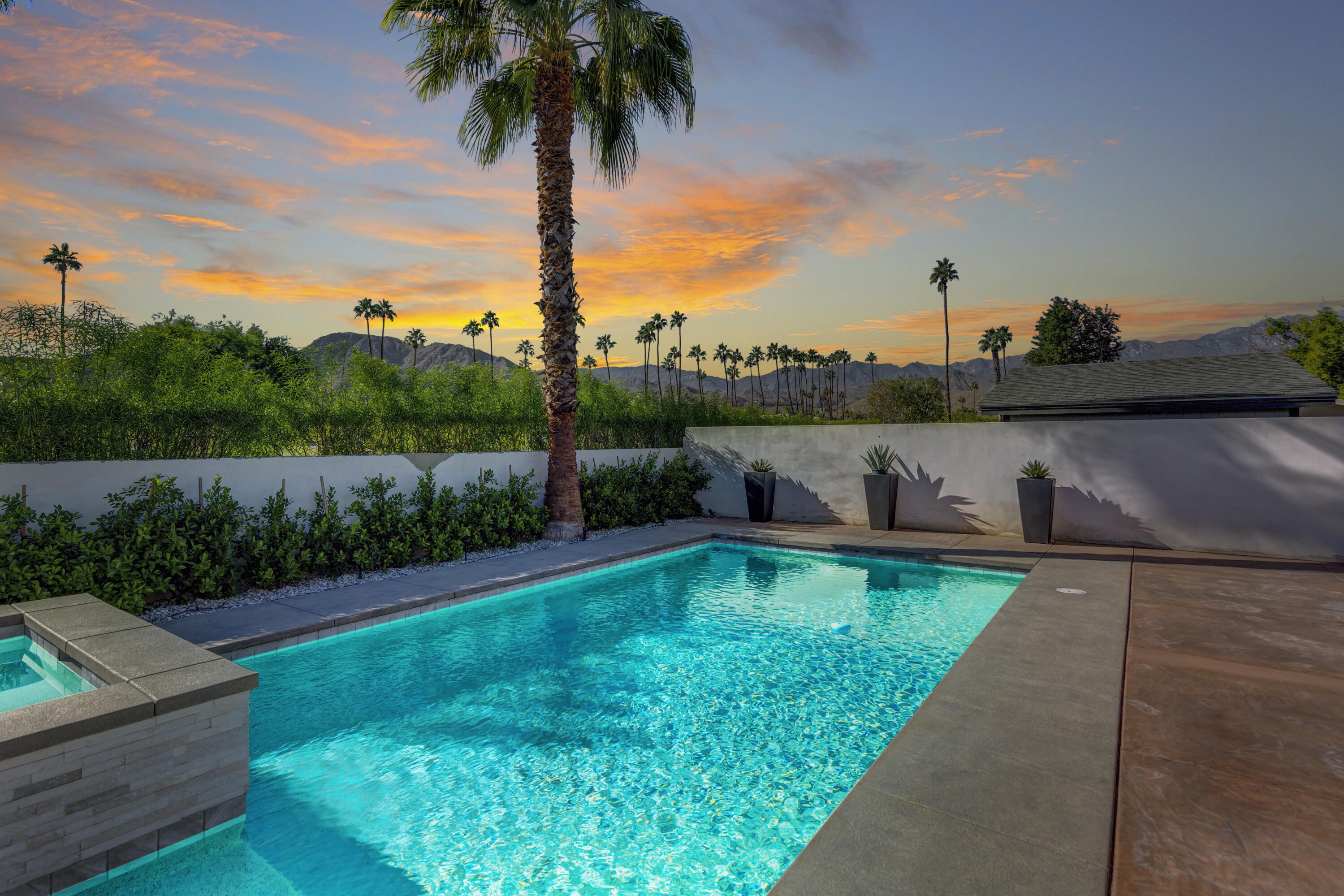 70181 Chappel Road Rancho Mirage, CA 92270 - Photo 41 of 43 a view of a lake with couches in the patio