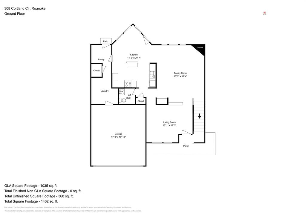 308 Cortland Circle Roanoke, TX 76262 - Photo 20 of 21 a picture of floor plan