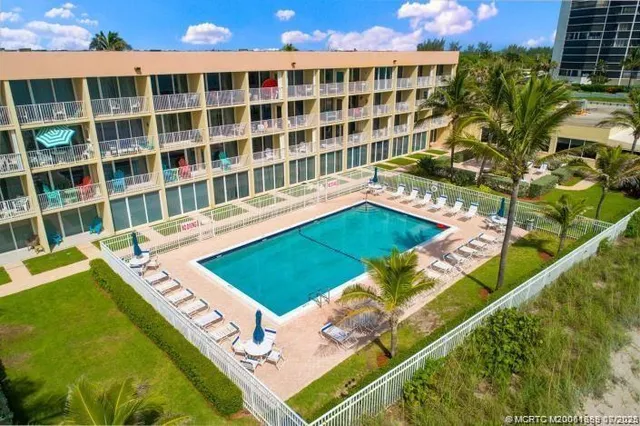a view of a city from a balcony