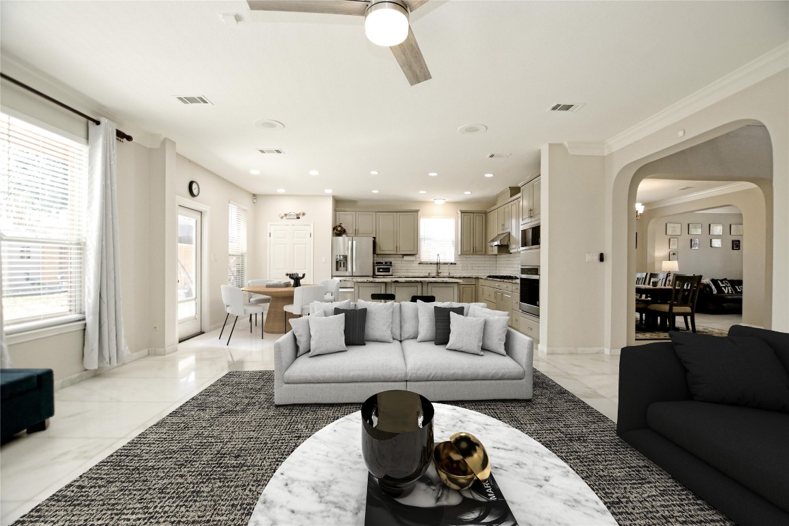 15701 Pumpkin Ridge Drive Austin, TX 78717 - Photo 16 of 37 Luxurious marble flooring.