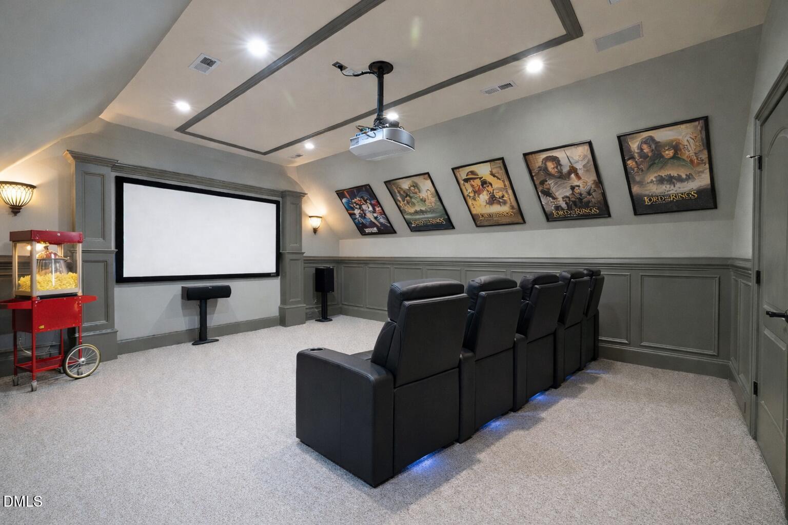 6701 Foxfire Place Raleigh, NC 27615 - Photo 50 of 67 3rd Level Media Room